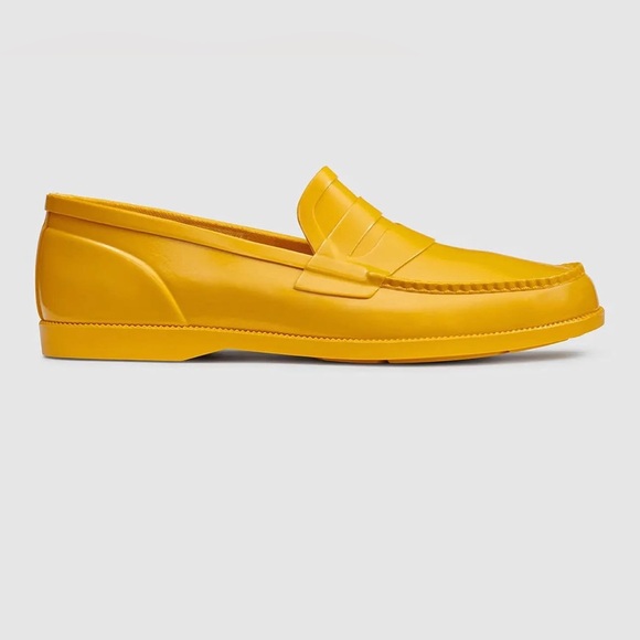 G.H. Bass Weejuns Whitney Waterproof Rubber Loafers – yellow | W Size 6 - Picture 1 of 6